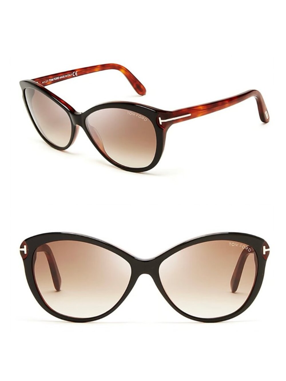 EUC Tom Ford Telma TF325 03F Black/Tortoise Sunglasses Rxable Lenses - Picture 8 of 8